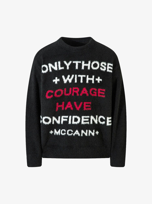 Thesupermade Letter Graphic Sweater 