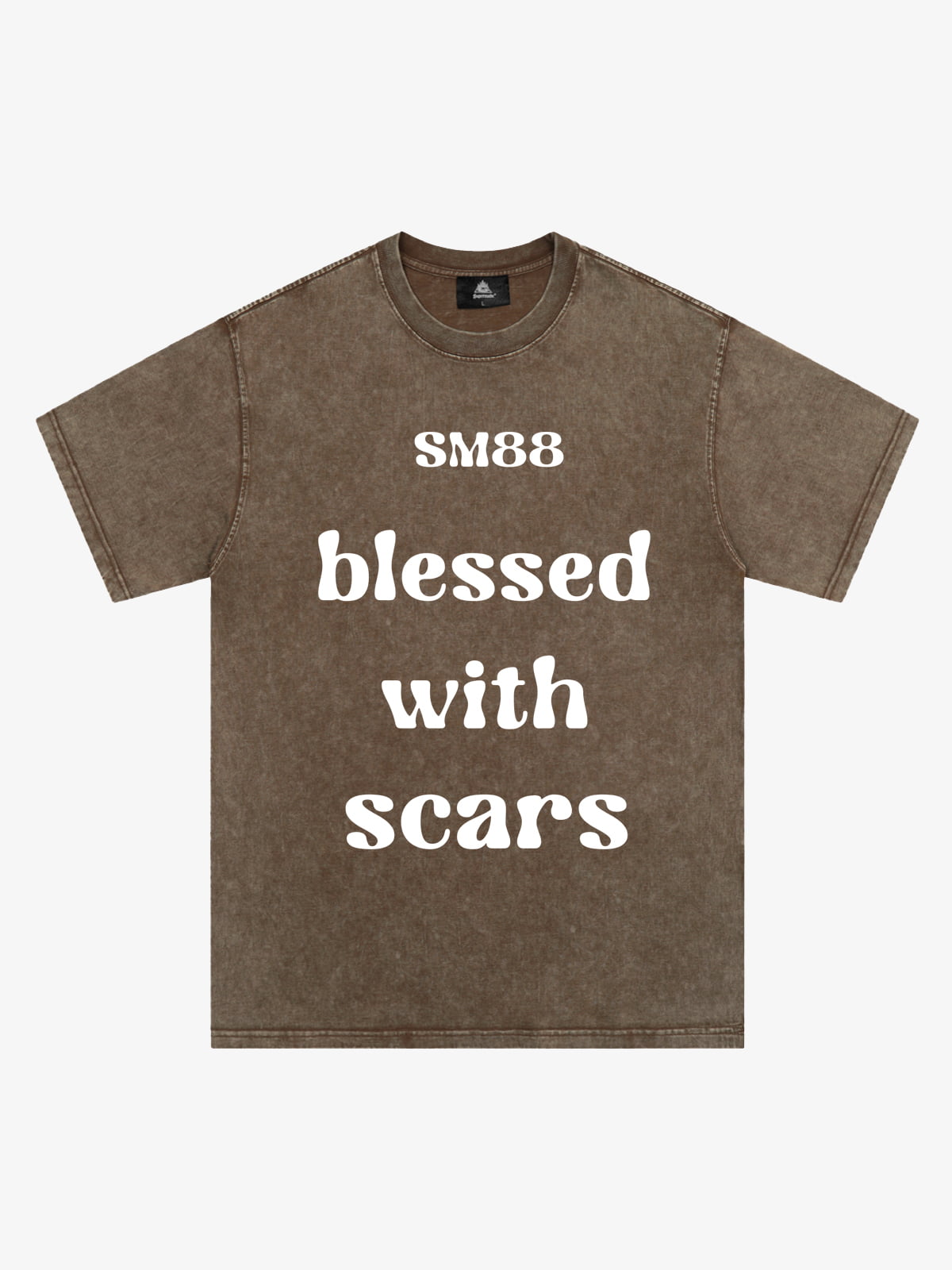 Original "Blessed With Scars" Slogan T-Shirt 