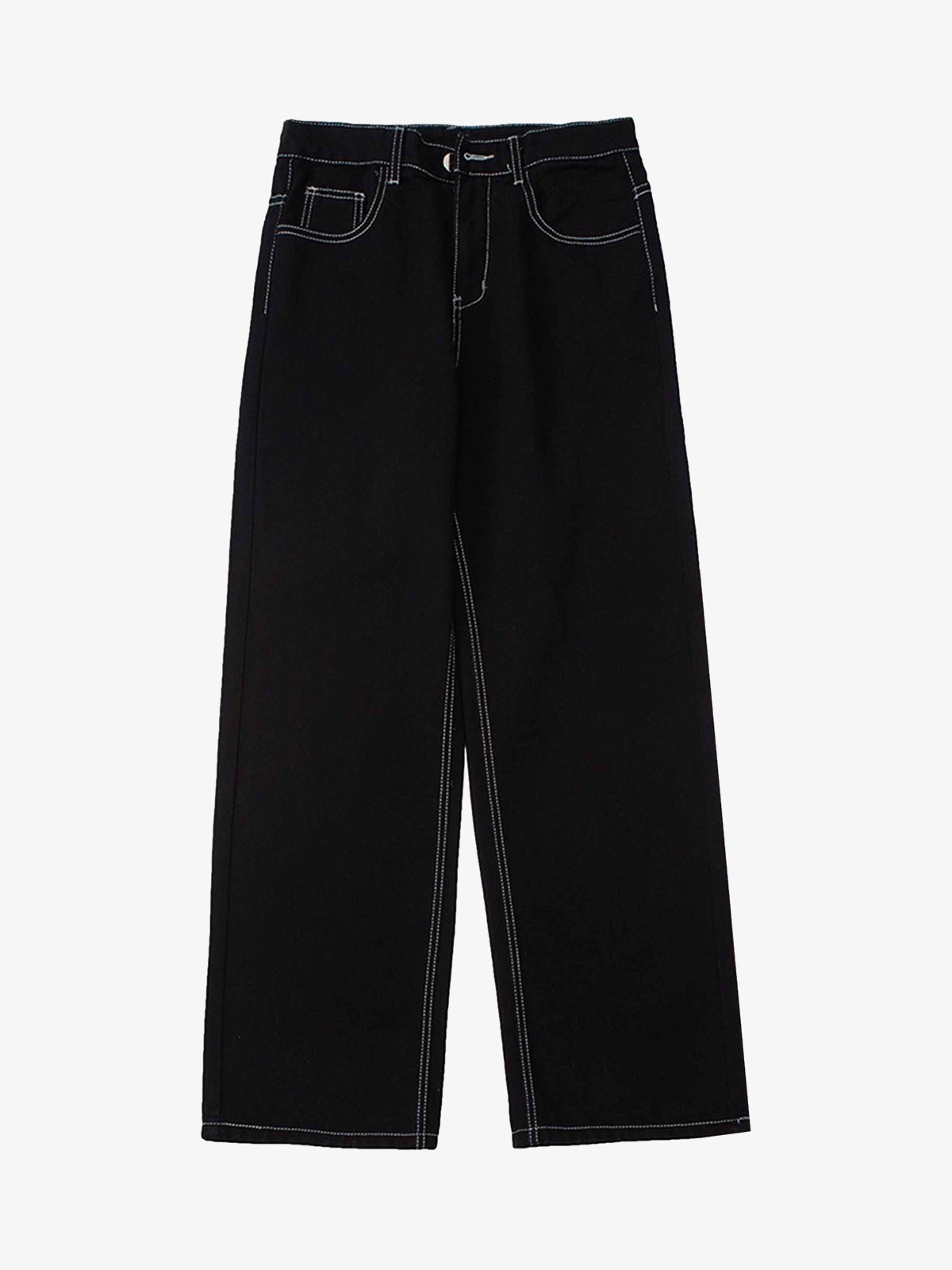 Thesupermade Solid Color Casual Jeans -1224 