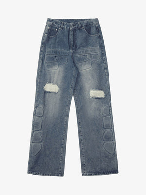 Thesupermade High Street Washed Ripped Jeans - 2223 
