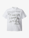 Fun Phantom Letter Print T-shirt 