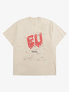 Retro Washed Dissolved Heart T-shirt 