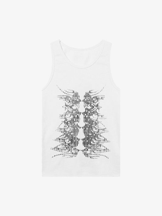 Street Skeleton Print Vest 