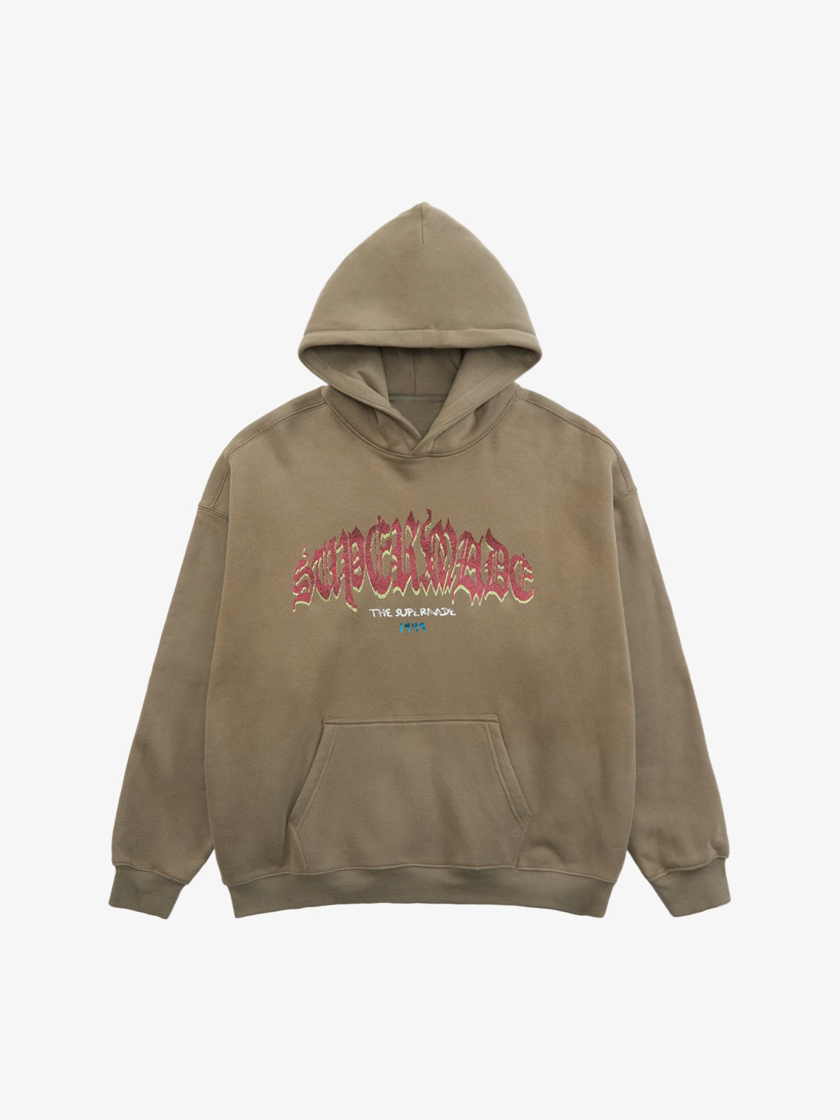 Thesupermade Oversized Graphic Hoodie Set 