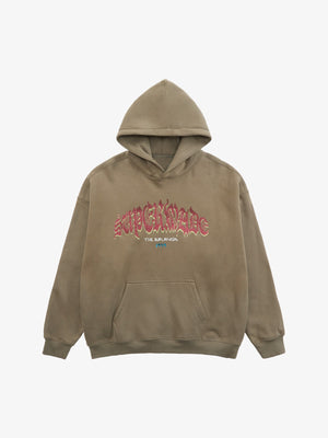 Thesupermade Oversized Graphic Hoodie Set 