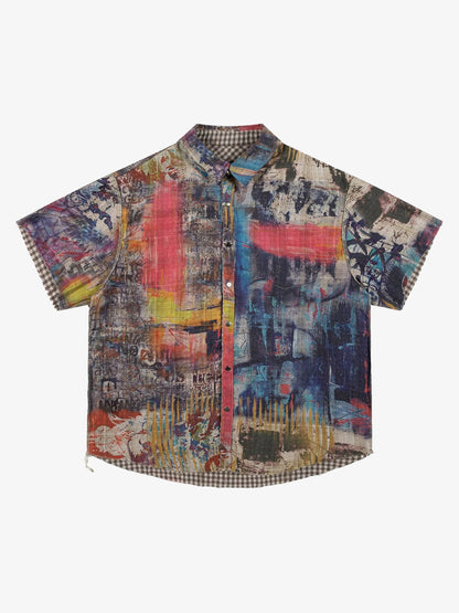 Street Reversible Short-sleeved Shirt - 2089 