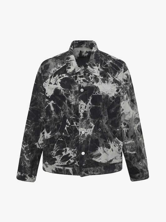 ThesupermadeVintage Letter Embroidered Denim Jacket 