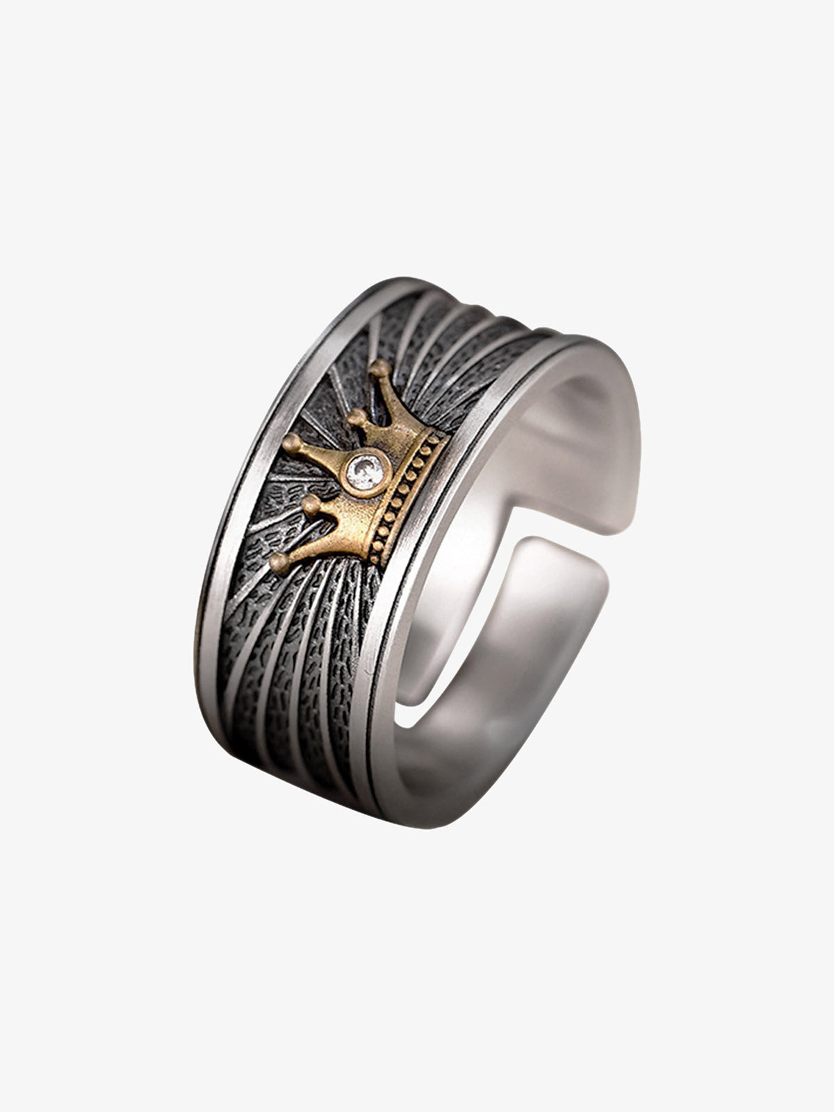 Thesupermade Vintage Crown Ring 
