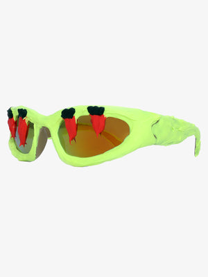 Fun Carrot-Embellished Sunglasses 