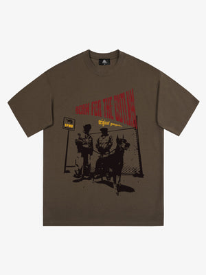 Original “Born for the Outlaw” Graphic Print T-Shirt 