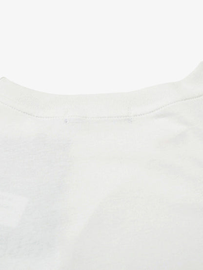 Thesupermade High Street Motorcycle Print Asymmetric T-shirt 