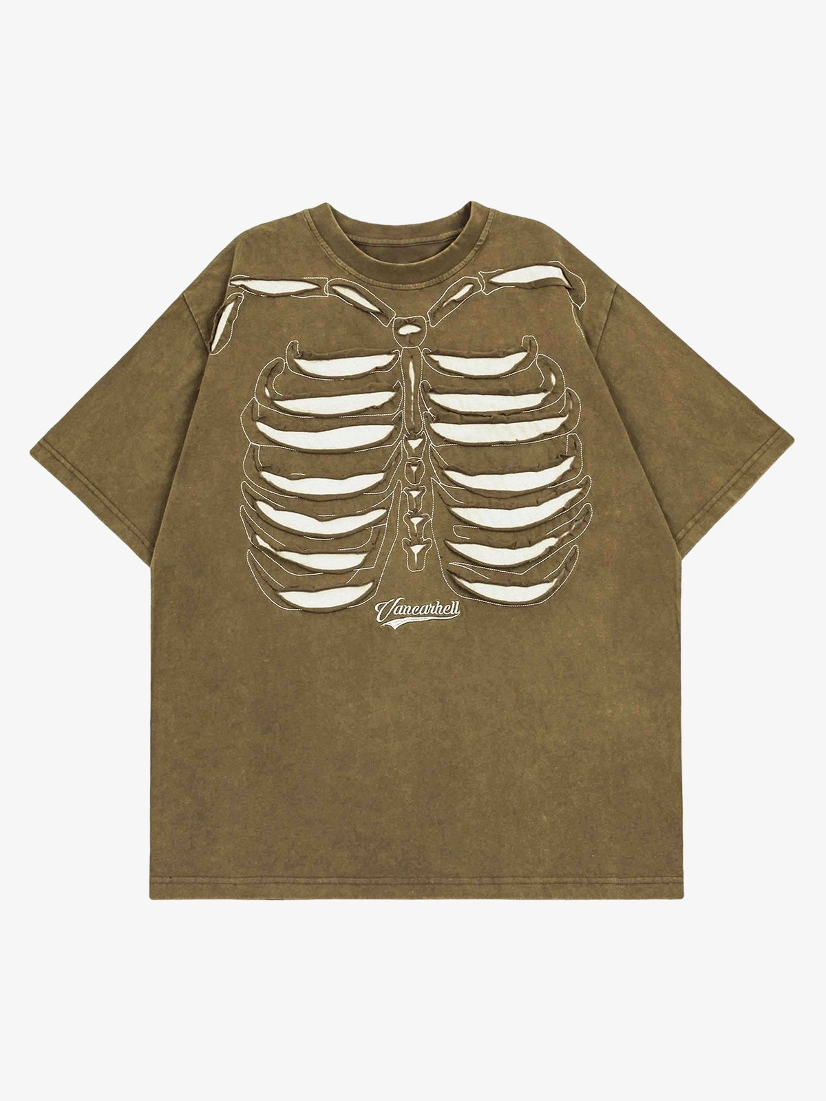 Dark Bones Washed Short-sleeved T-shirt - 1627 
