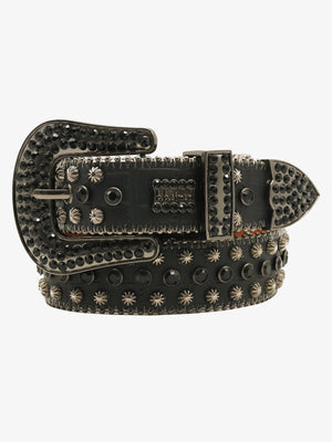Street Rhinestone Studded Belt 