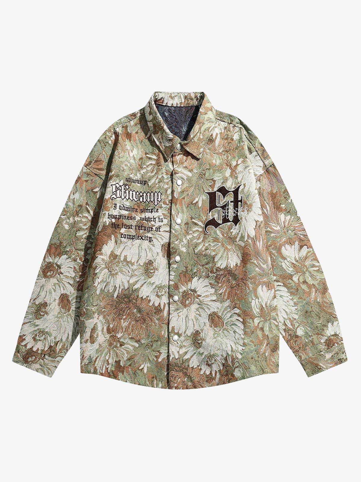 Thesupermade High Street Jacquard Embroidery Design Jacket 
