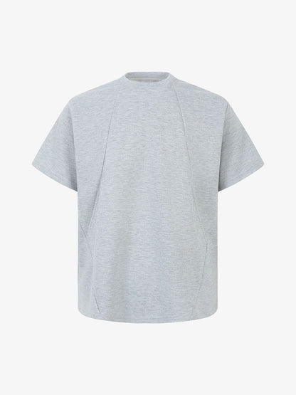 Retro Loose-leaf Flyer Cleanfit Structure T-shirt 