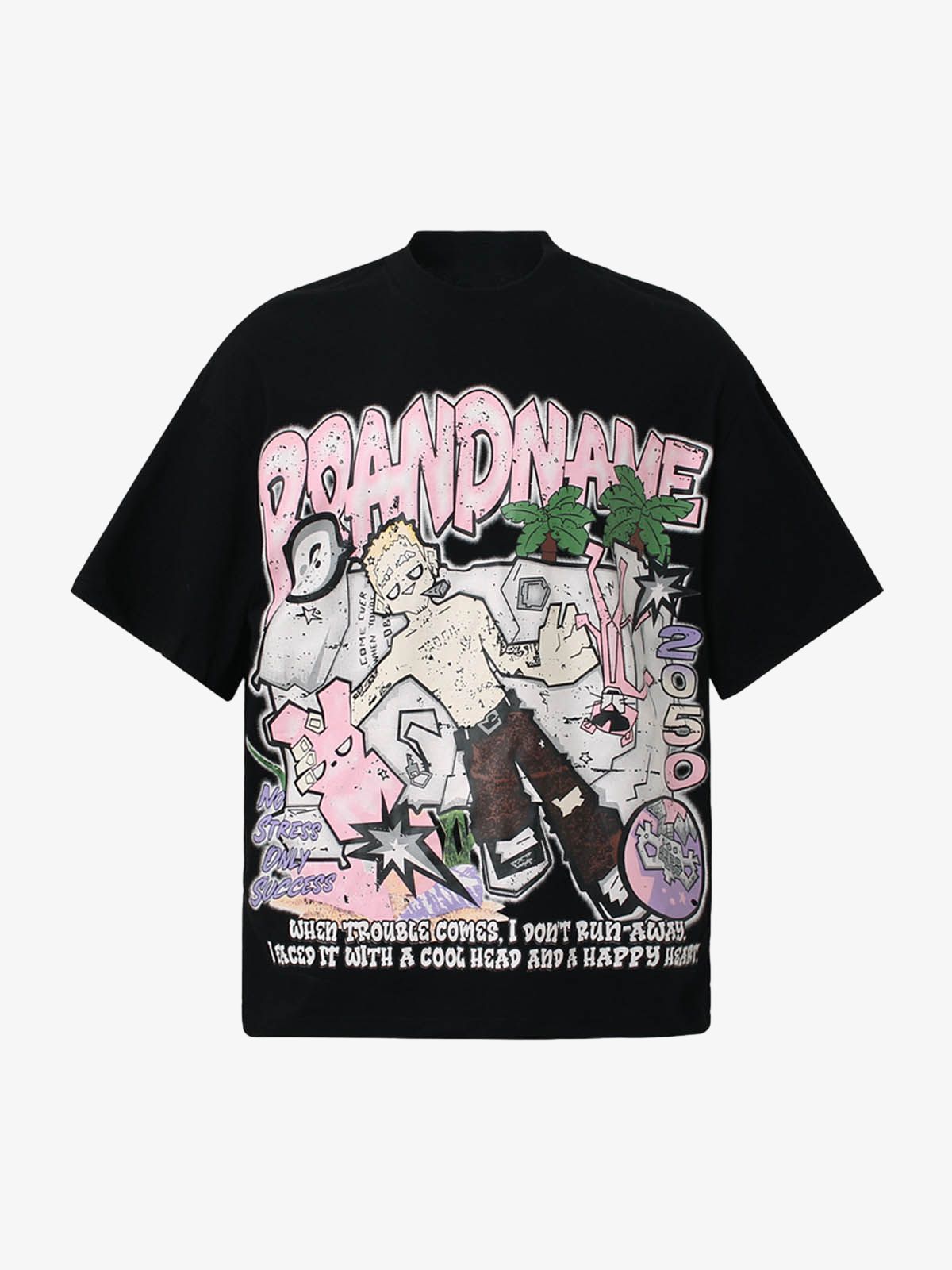 Graffiti Art Graphic T-Shirt 