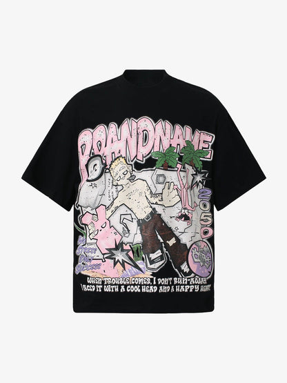 Graffiti Art Graphic T-Shirt 
