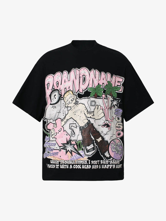 Graffiti Art Graphic T-Shirt 