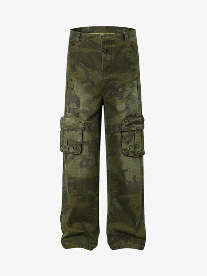Camouflage Multi-Pockets Cargo Pants 