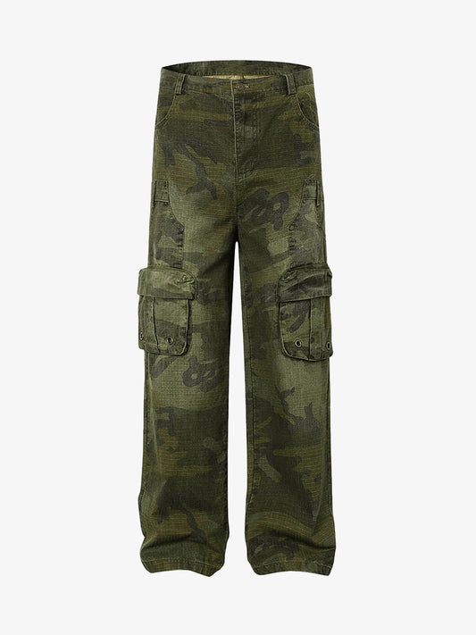 Camouflage Multi-Pockets Cargo Pants 