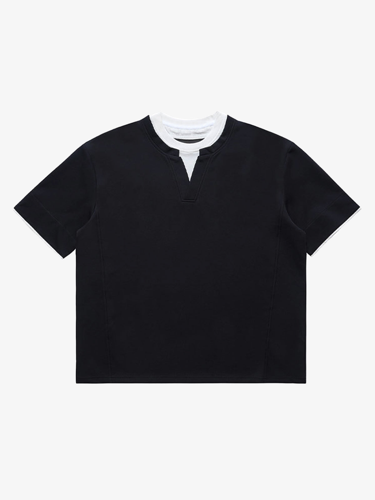 Cleanfit Faux Two-Piece Oversized T-Shirt 