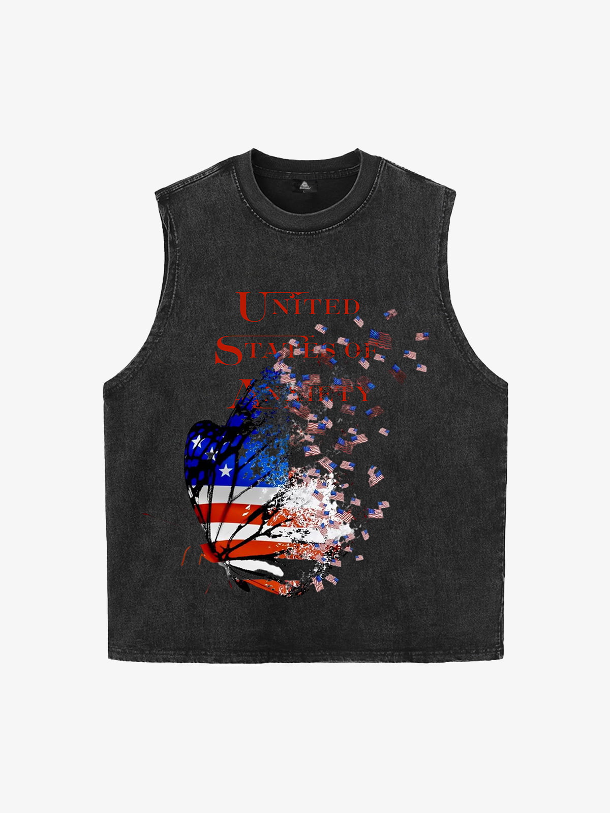 Orginal Broken Phantom Butterfly Independence Day Vest 