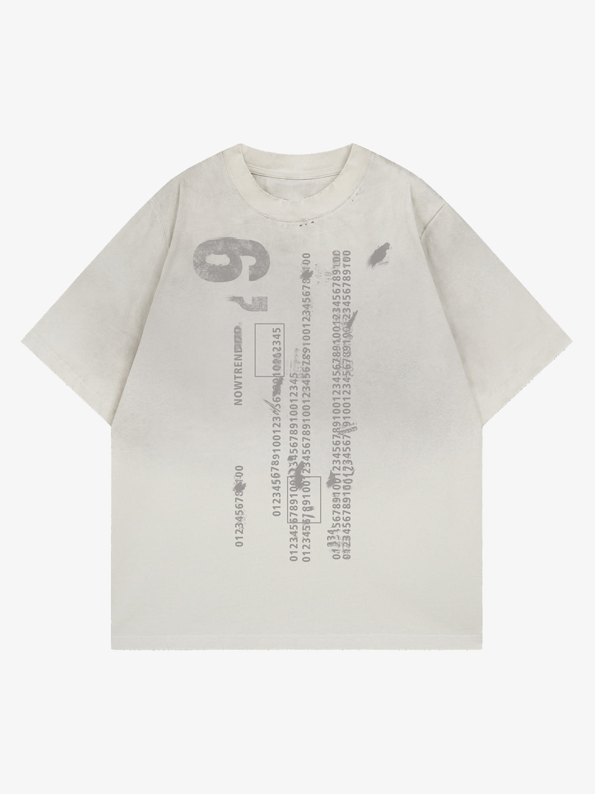 Distressed Digital Print T shirt
