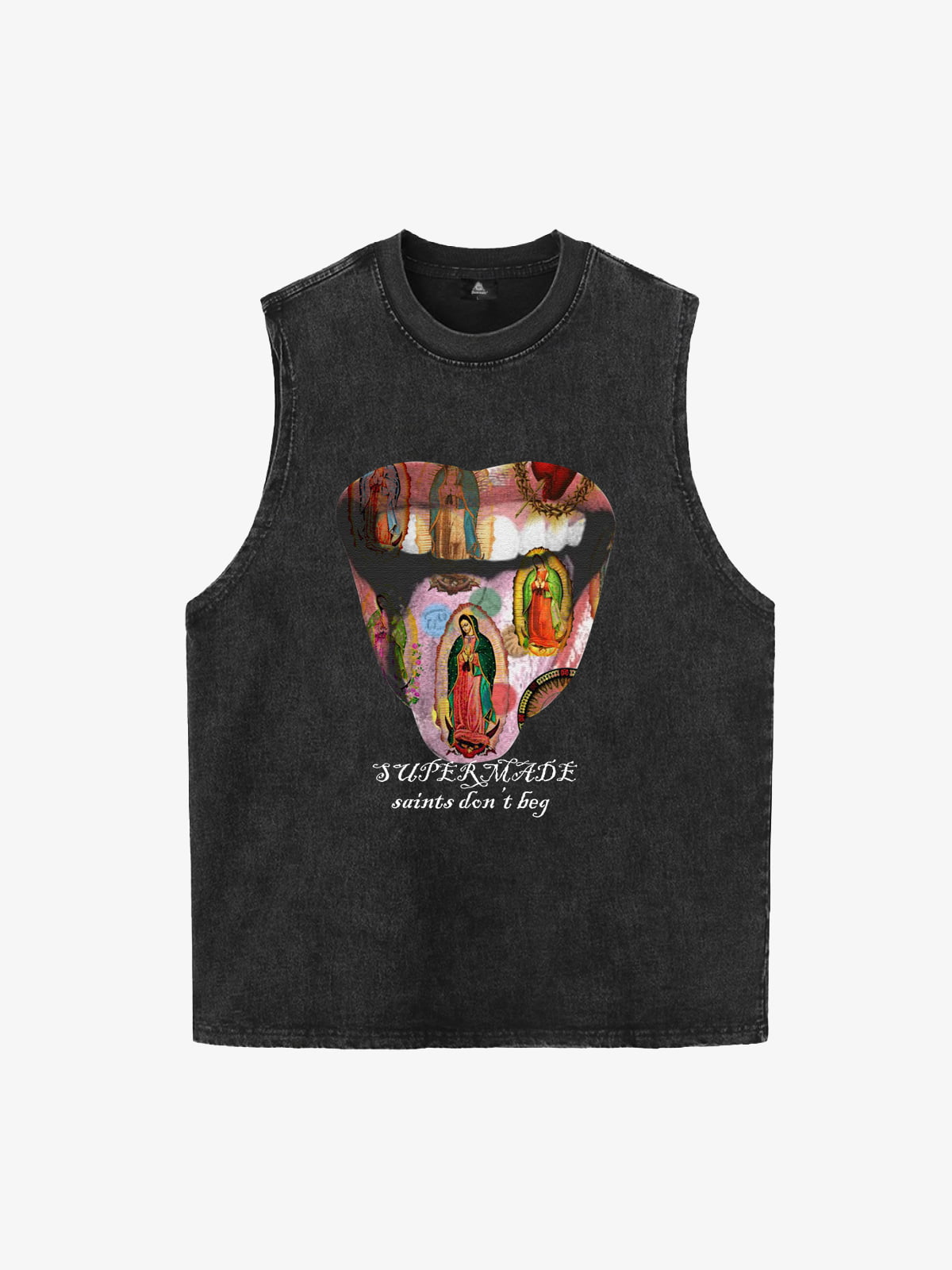 Original Saints Don' t  Beg Graphic Vest - 2478 