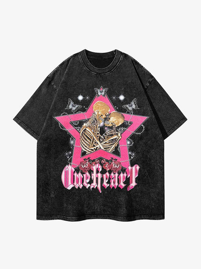 Thesupermade Hip Hop Skull T-shirt 