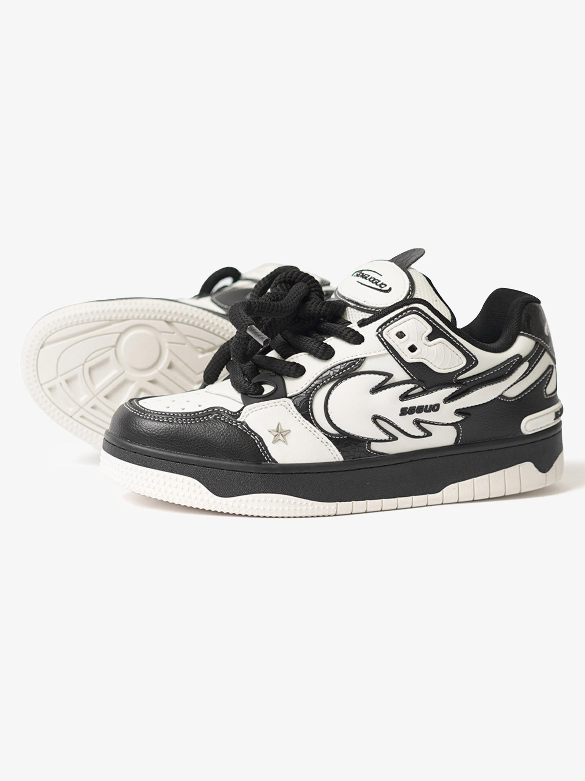 Contrast Color Star Chucky Sneakers 