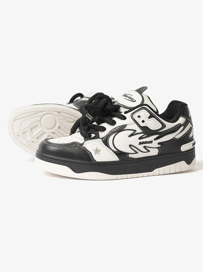 Contrast Color Star Chucky Sneakers 