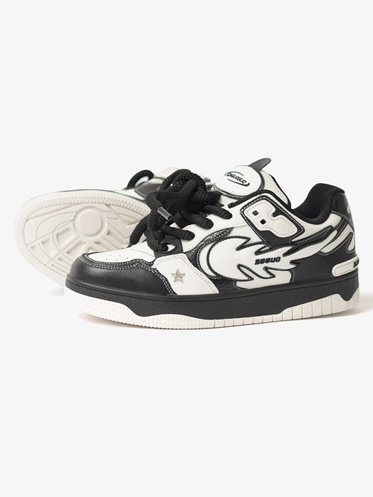 Contrast Color Star Chucky Sneakers 
