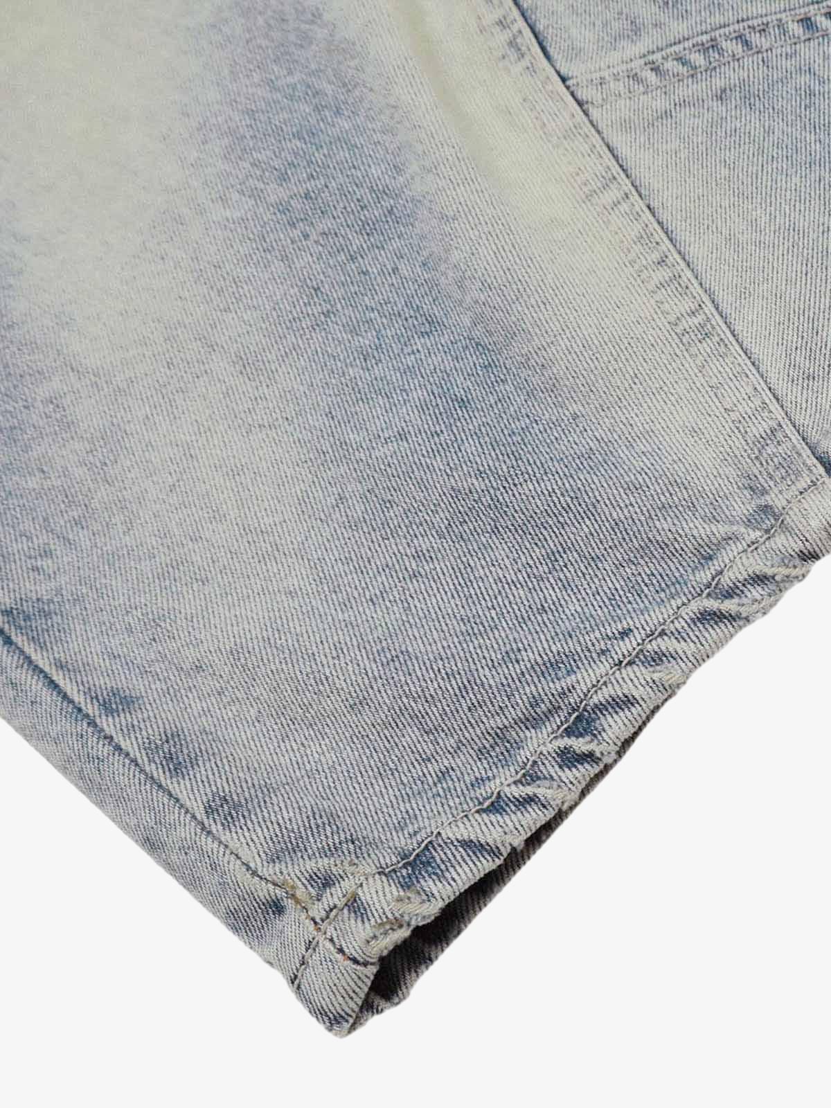 Thesupermade Distressed Baggy Barrel Jeans - 2317 