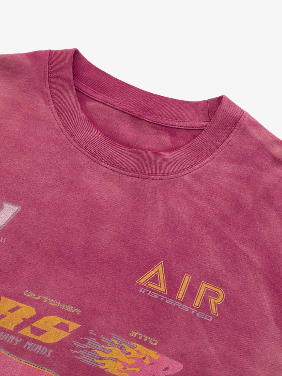 Thesupermade Washed Edge Long Sleeve T-shirt 
