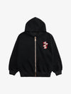 Original Embroidered Zip Up Hoodie 