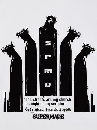 Original Saint Slogan Graphic T-Shirt 