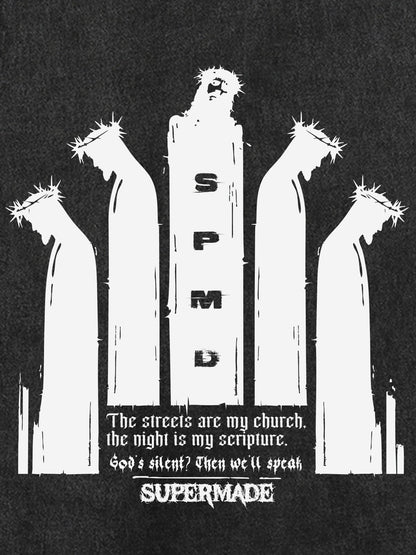 Original Saint Slogan Graphic T-Shirt 