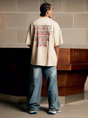 Full Diamond Tooth Pattern T-Shirt - 2258 