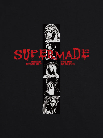 Mary Vintage-Inspired Graphic Design T-Shirt 