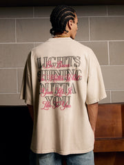 Full Diamond Tooth Pattern T-Shirt - 2258 