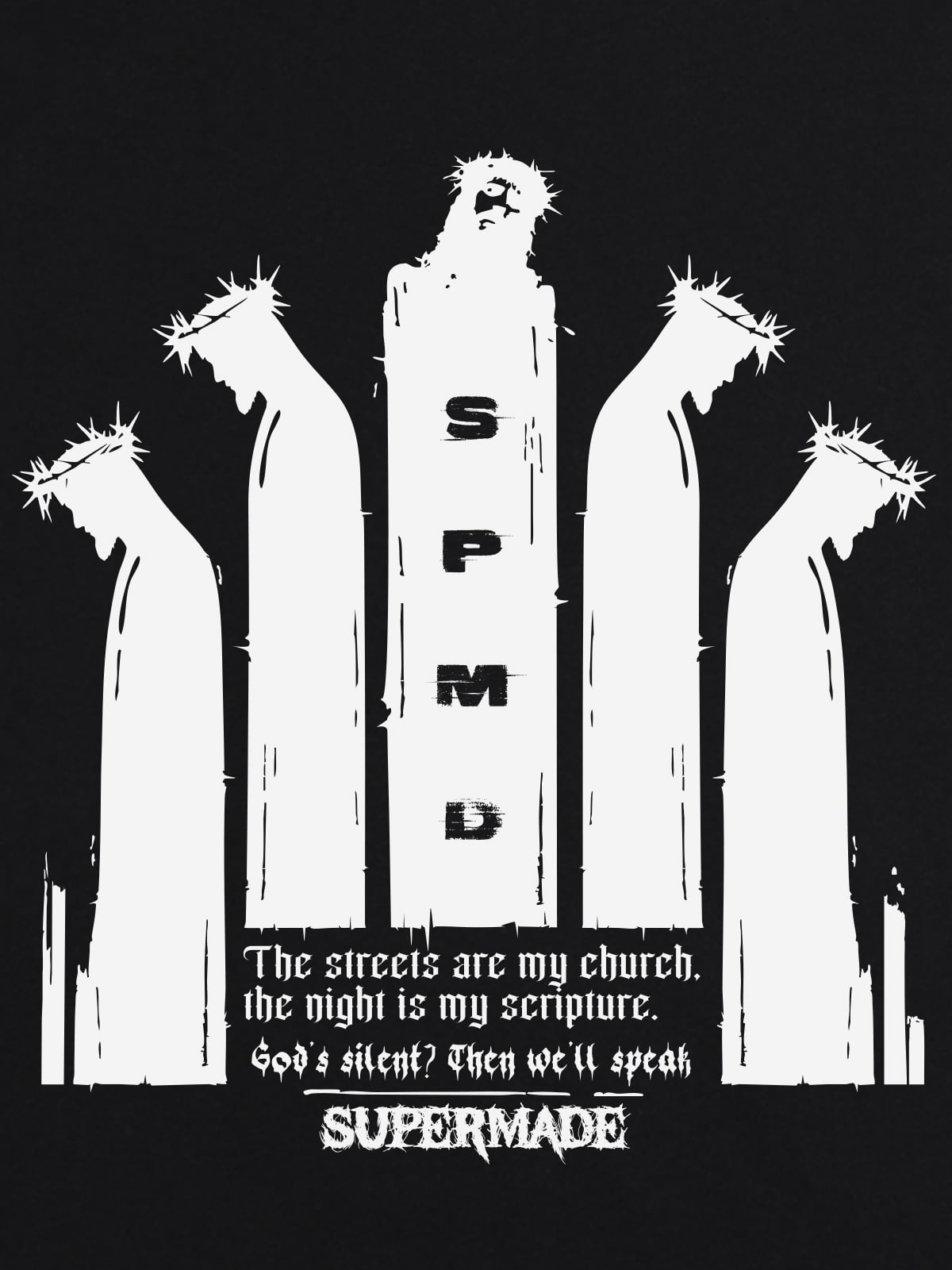 Original Saint Slogan Graphic T-Shirt 