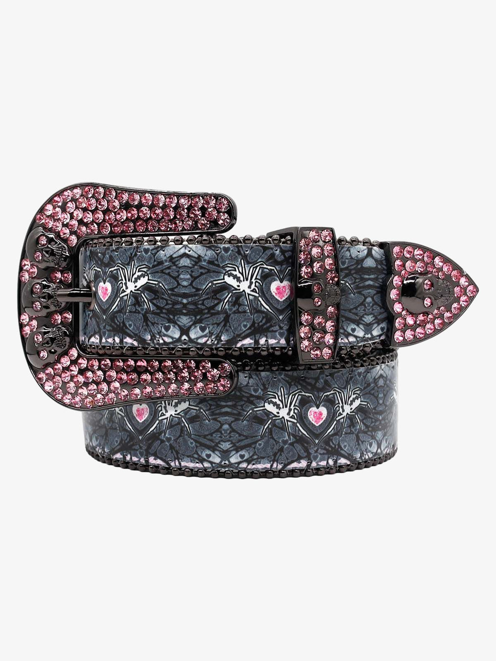 Sparkling Spider-Embellished Belt 