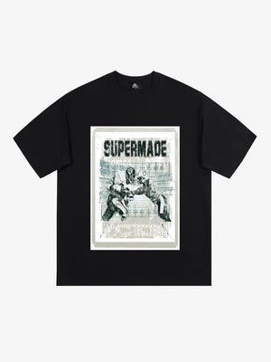 Super Bowl Football Print T-Shirt 