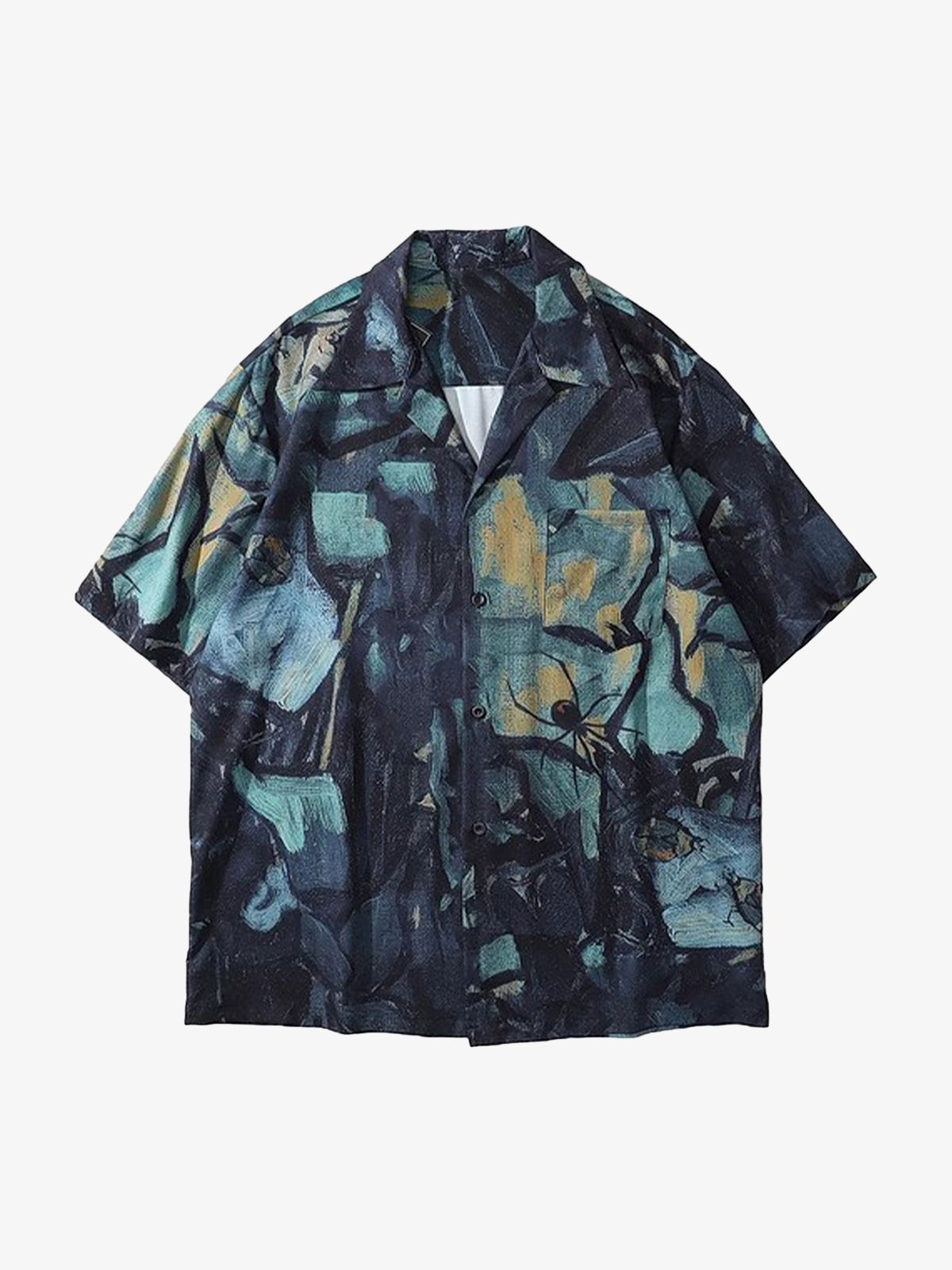 Thesupermade American Retro Tie-dye Casual Set 