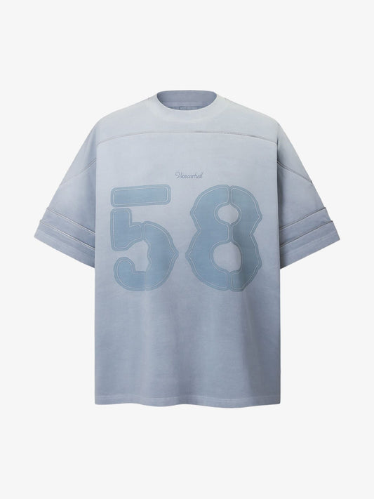 Washed Jersey Welt Stitching T-shirt 