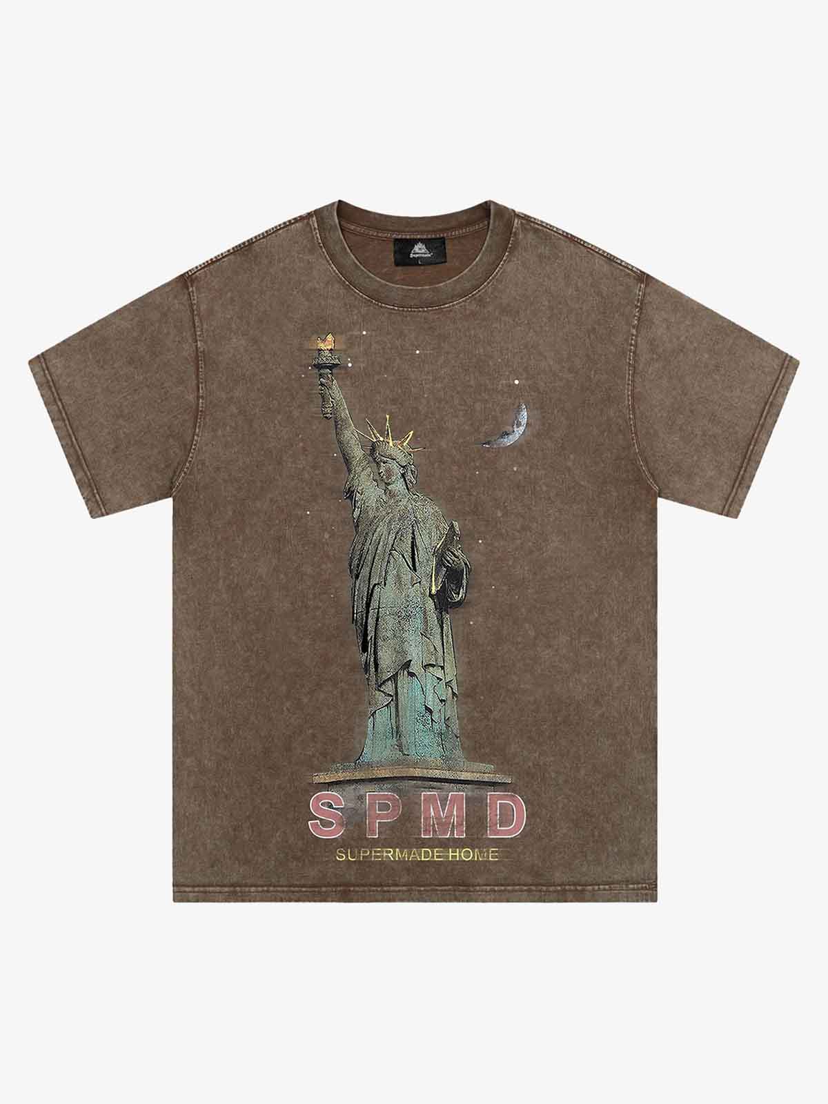 Thesupermade Statue Of Liberty Street Vintage T-shirt