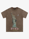 Thesupermade Statue Of Liberty Vintage T-shirt - 2132 