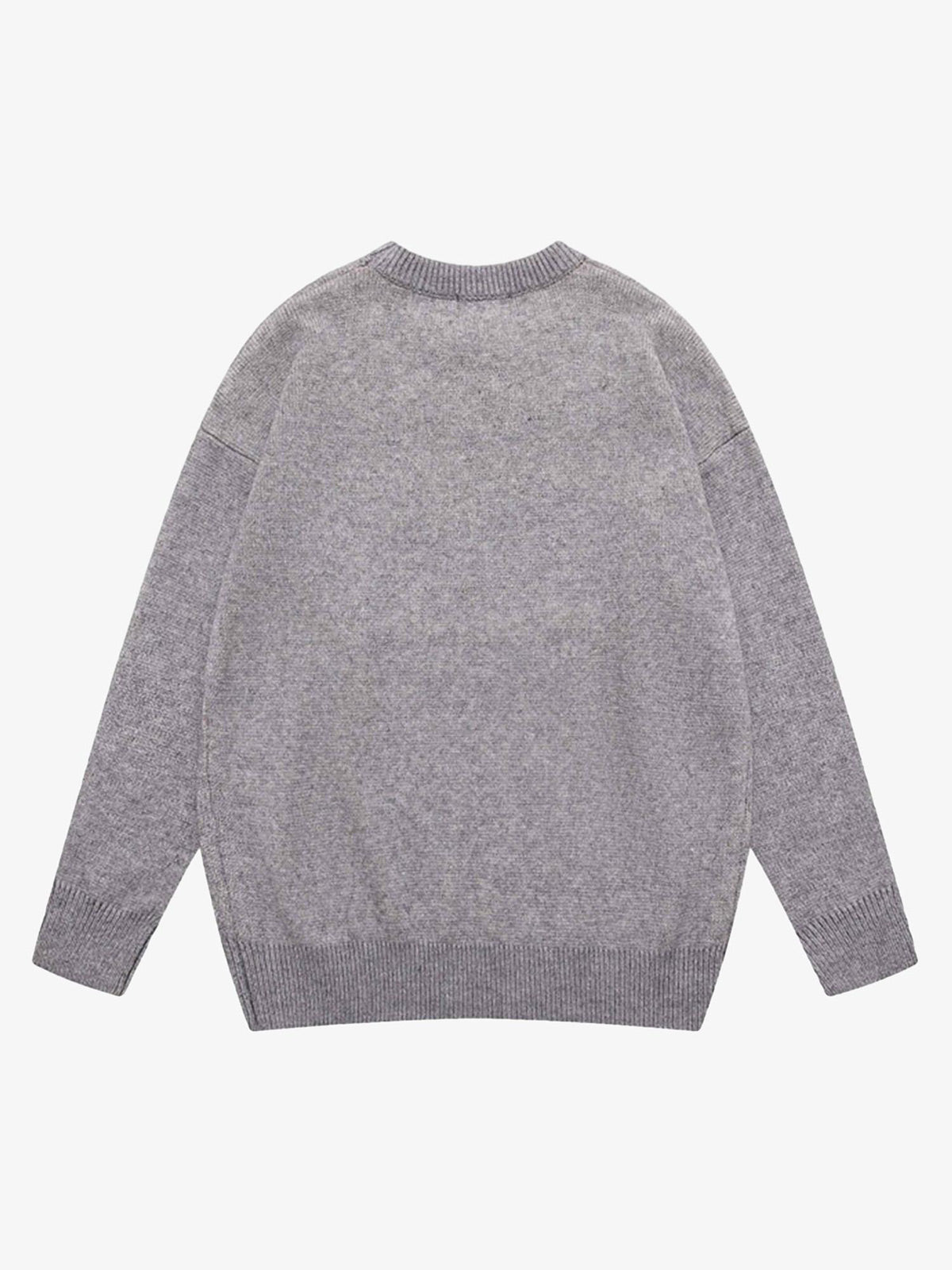 Thesupermade Vintage Portrait Knit Sweater 