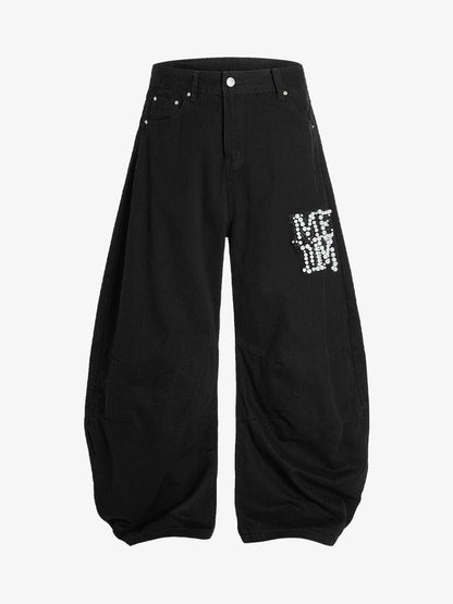 Heavy Beading Barrel Pants 