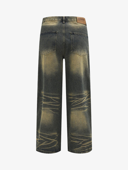 Thesupermade Multi-pocket Cargo Jeans - 1919 